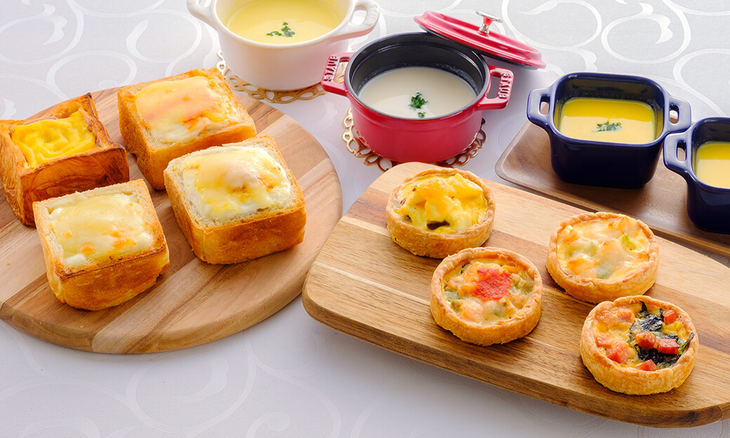 キッシュ・スープ・パングラタンセット