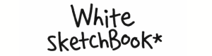 white sketchbook