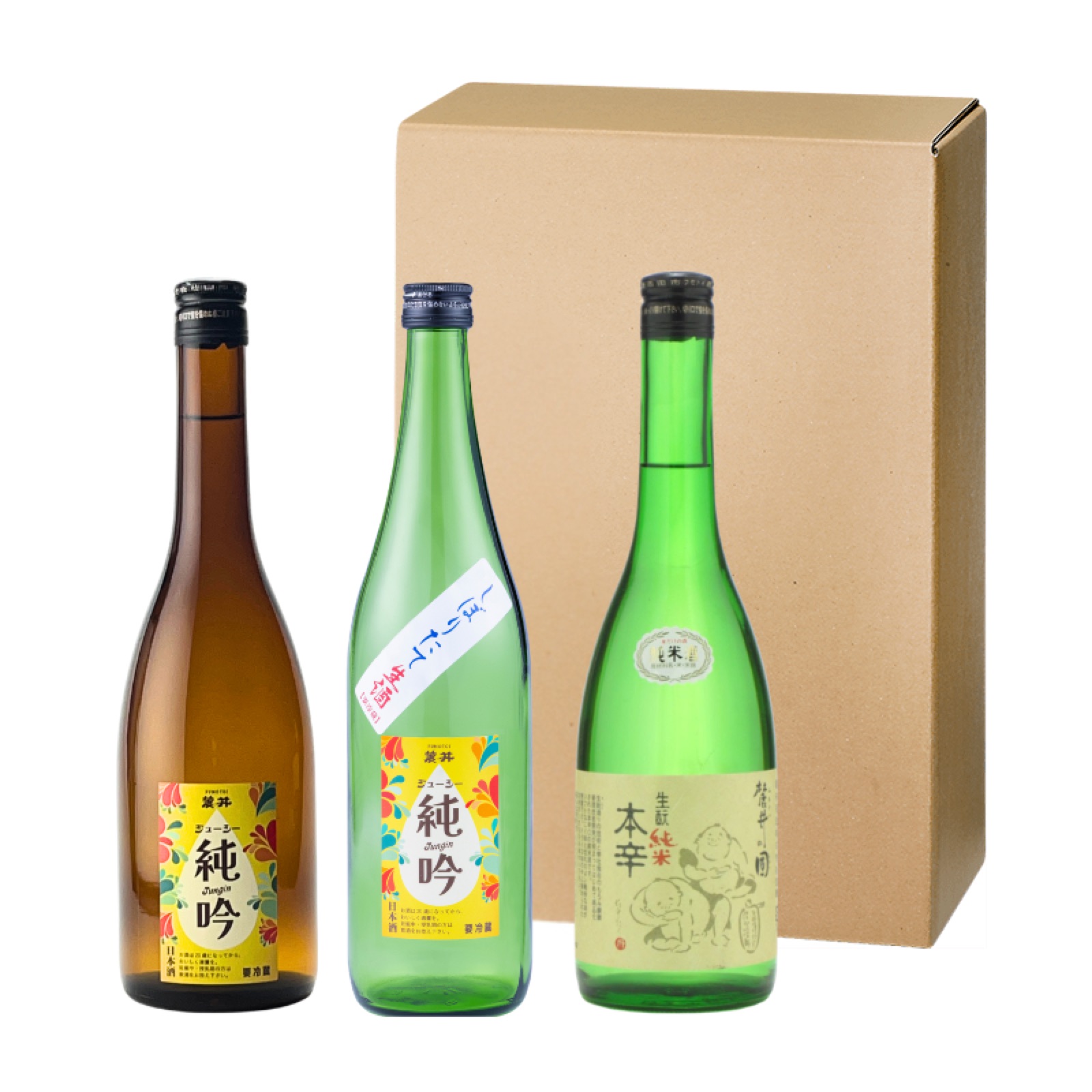 3本セット 麓井の圓 きもと純米本辛 + ジューシー純吟