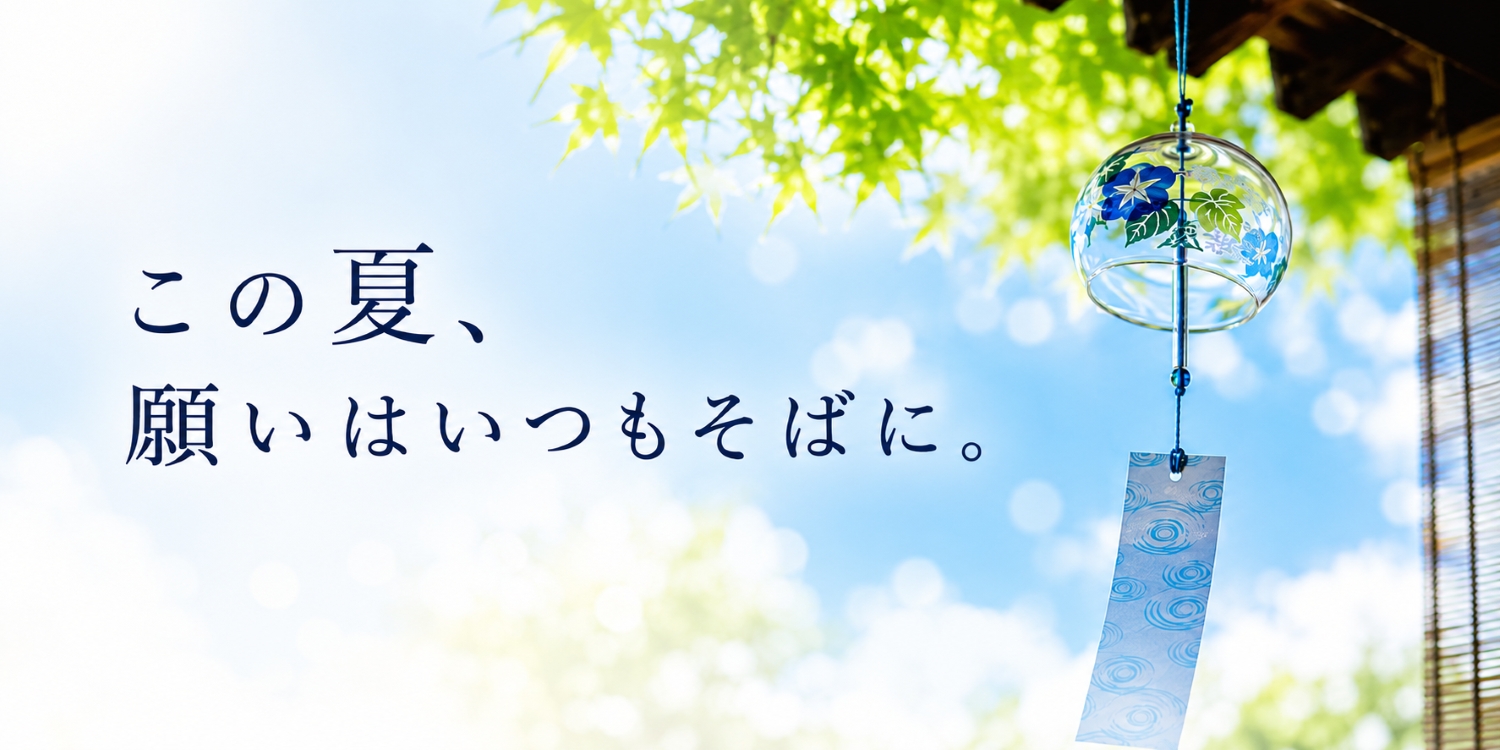 夏を彩る小さな御守り