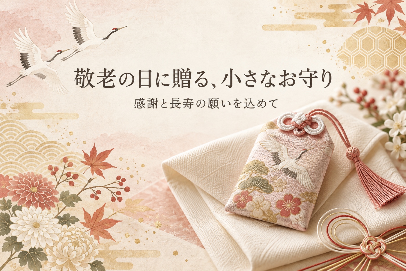 敬老の日とは 長寿を願うお守り
