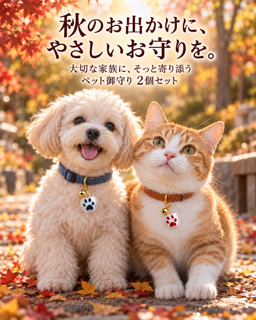 秋のお出かけに、やさしいお守りを