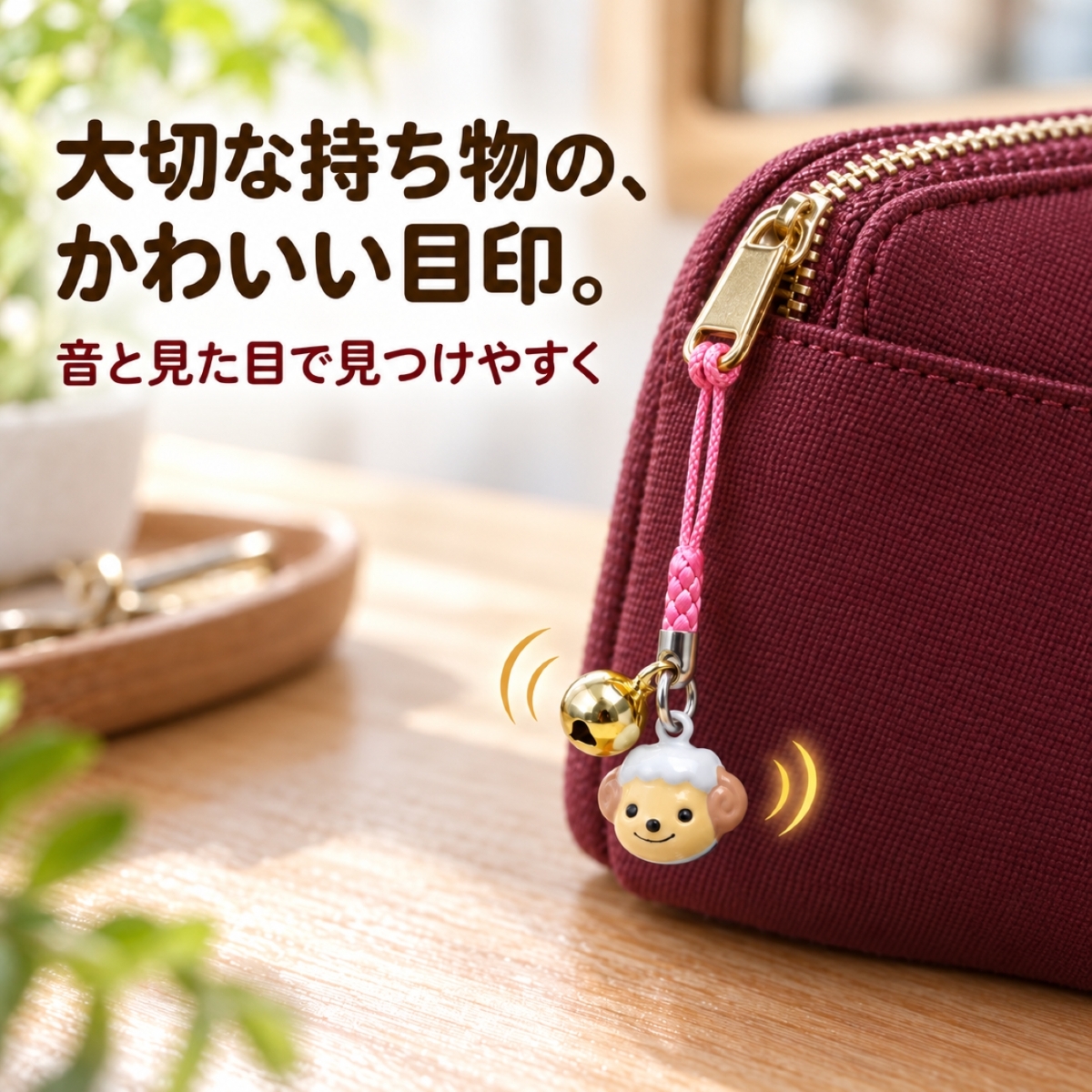 未鈴守 単品 ピンク