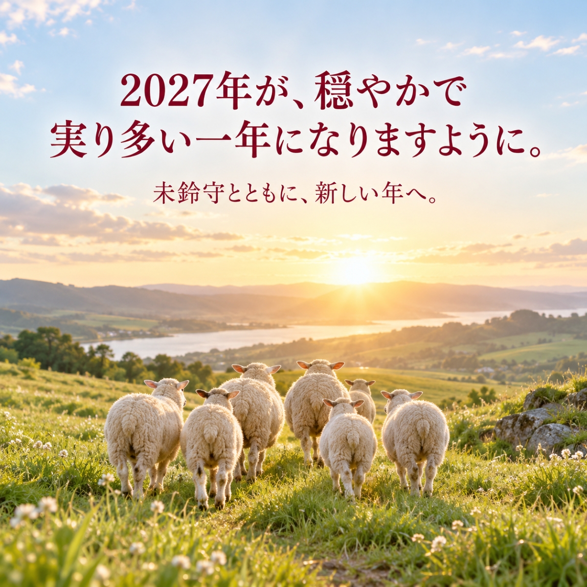 2027年が穏やかで実り多い一年になりますように