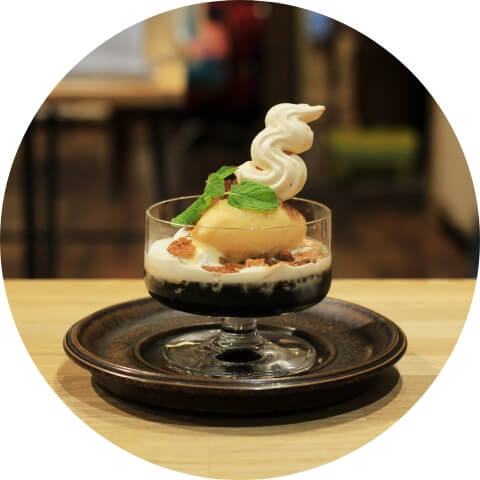 コーヒーゼリーの写真