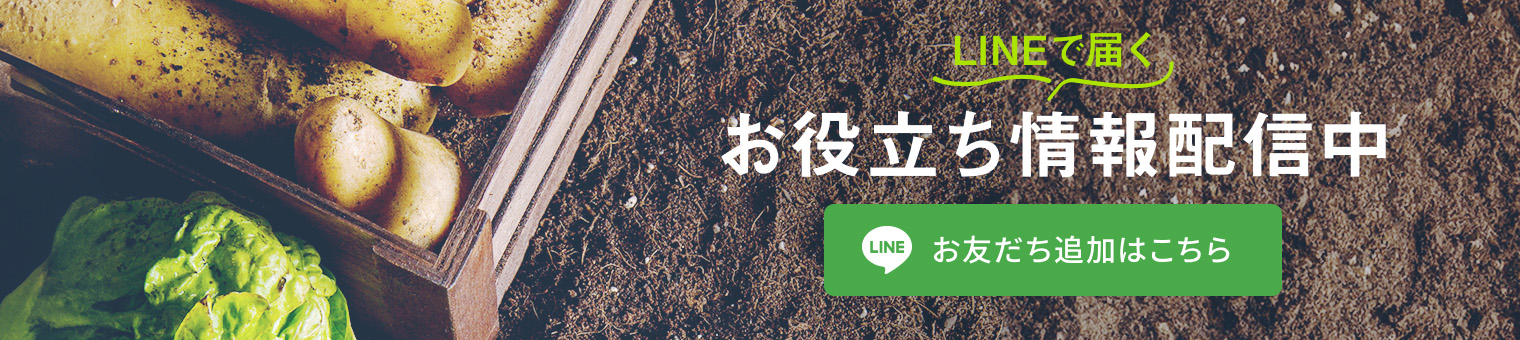 LINEで届くお役立ち情報配信中 お友だち追加はこちら