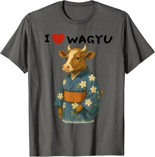 和牛（着物牛）のTシャツ
