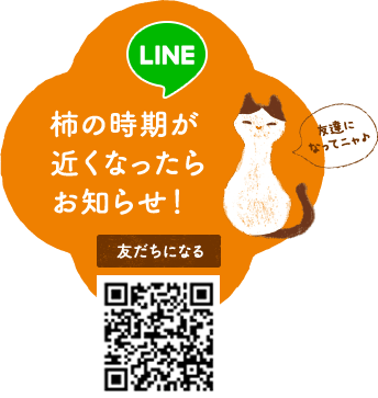 柿の時期が近くなったらお知らせ！