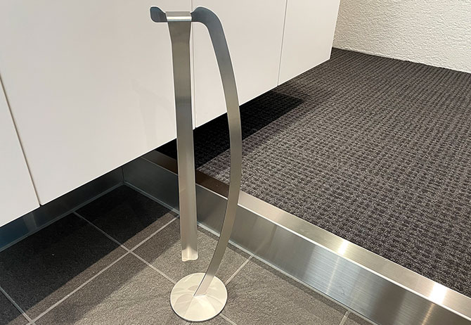 写真:ステンレス靴ベラ