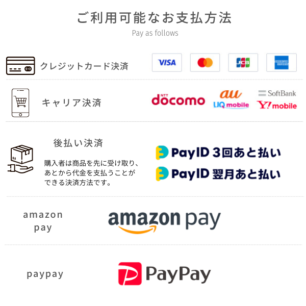お支払い方法
