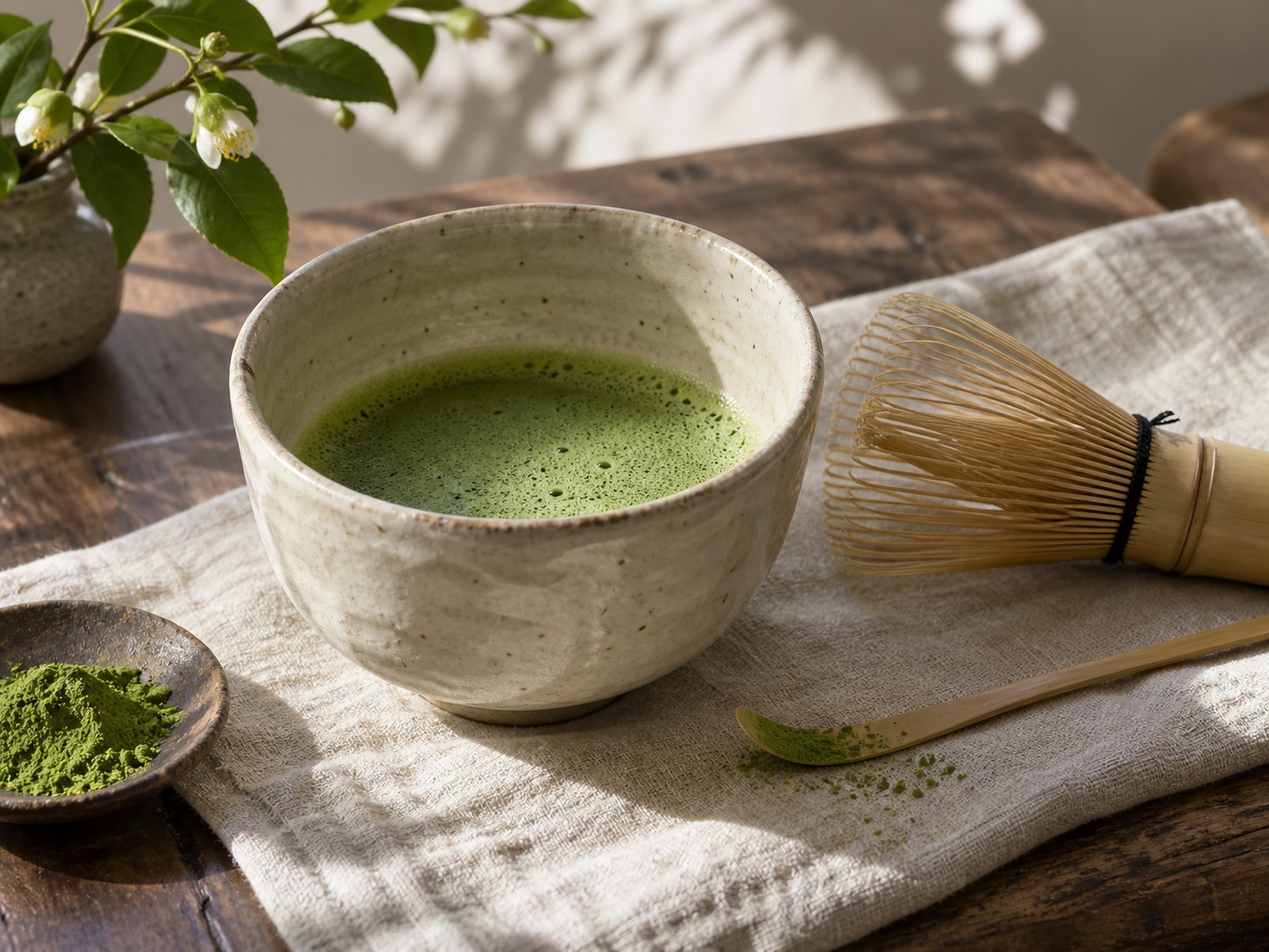 抹茶のお茶時間のイメージ