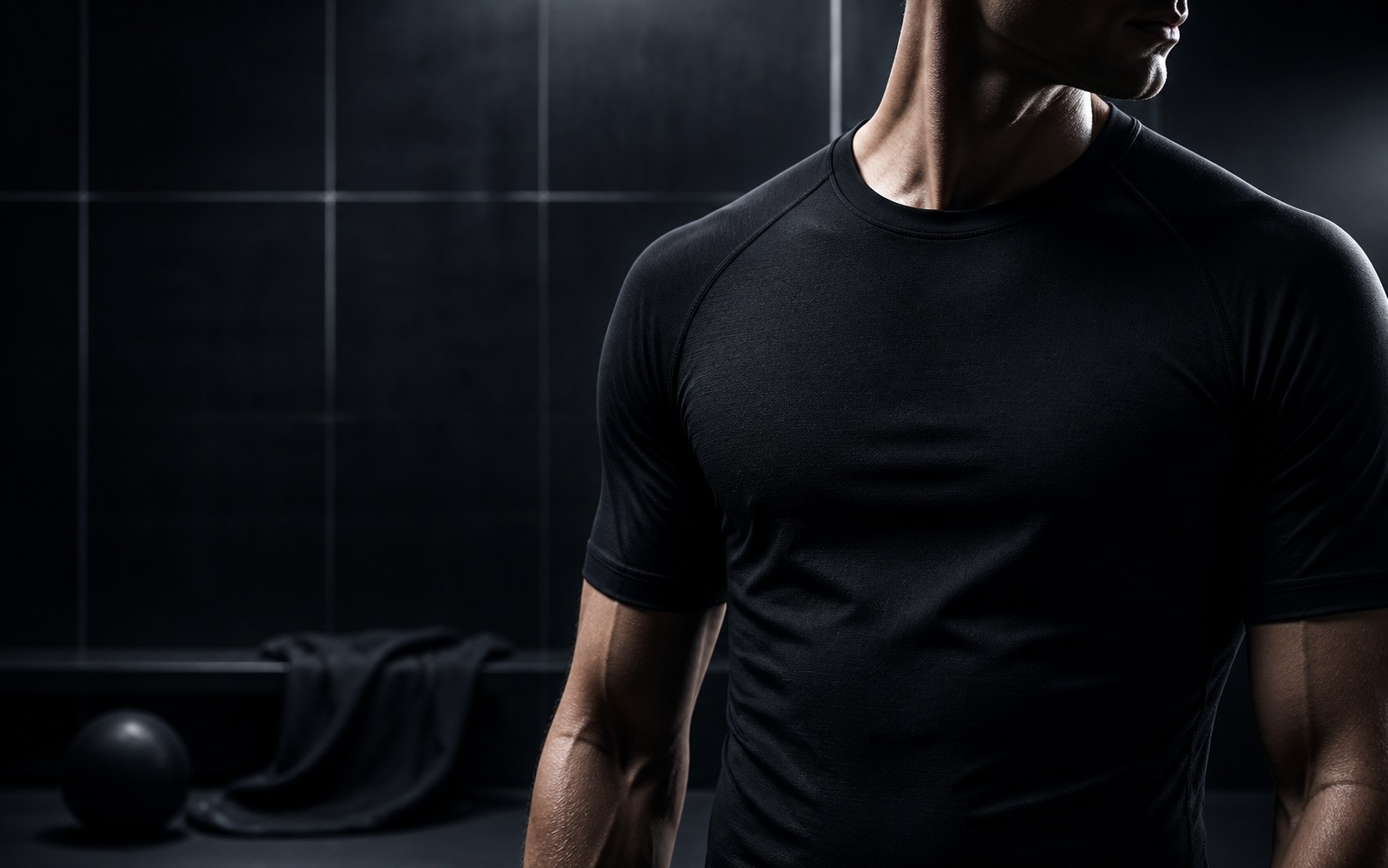 ReRIT CONDITIONING WEARを着用して身体と向き合うアスリートビジュアル
