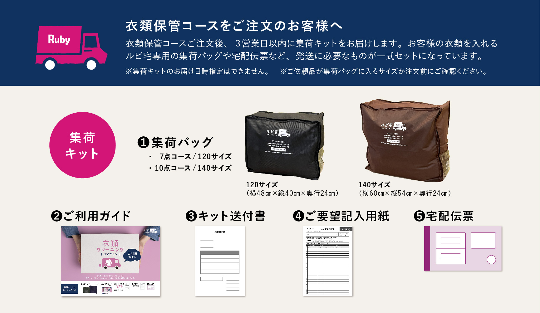 保管コース集荷バッグ