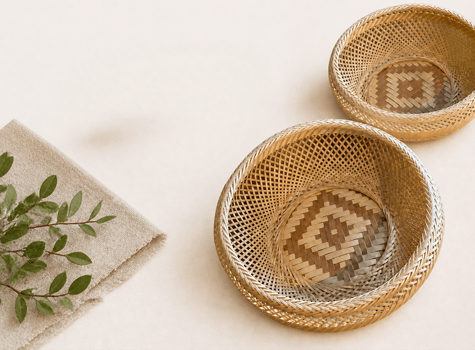 Bamboo bowls