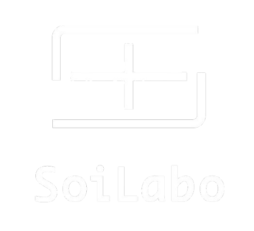 SoiLabo ロゴ 白