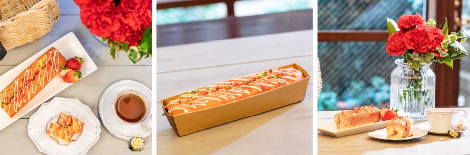 ミニブーケ&スイーツセット(バスケット入り) Merci(メルシー)