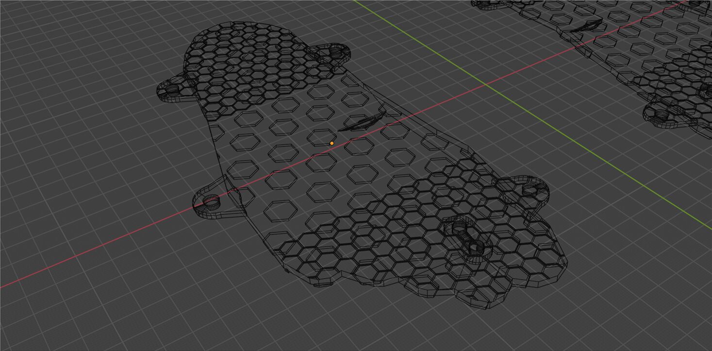 別アングルの足形