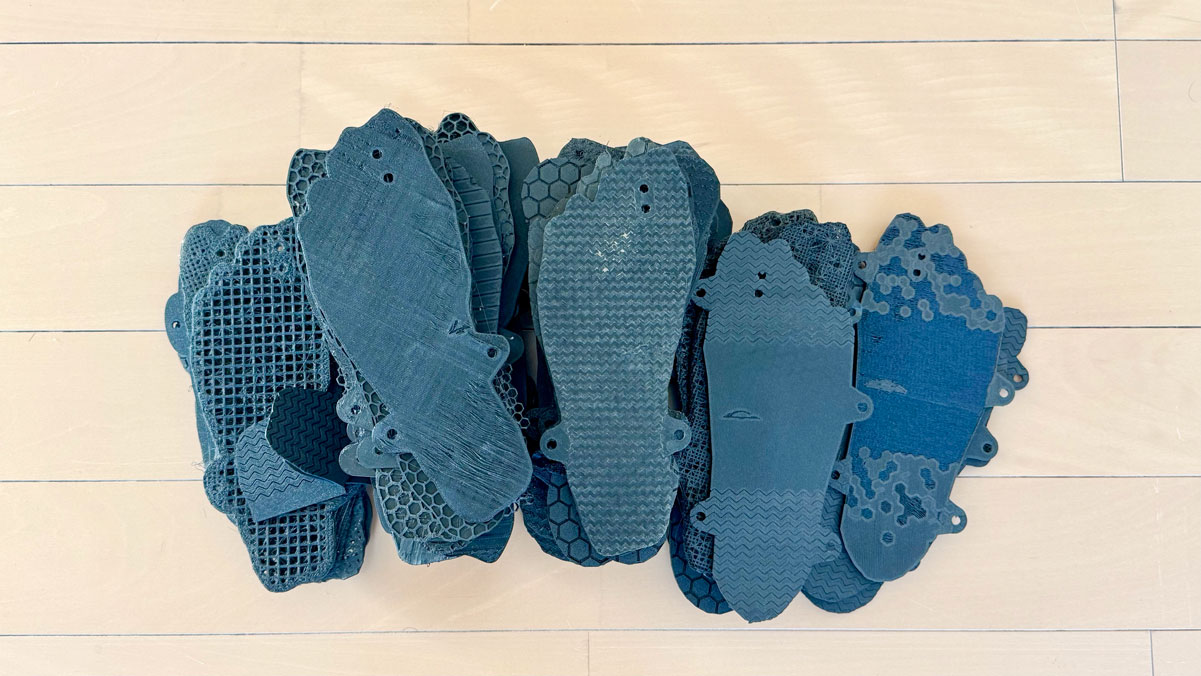 試作品が積み上がった様子