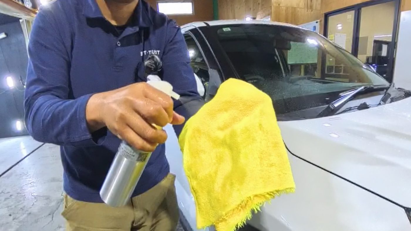 手順3 クロスを2枚用意する