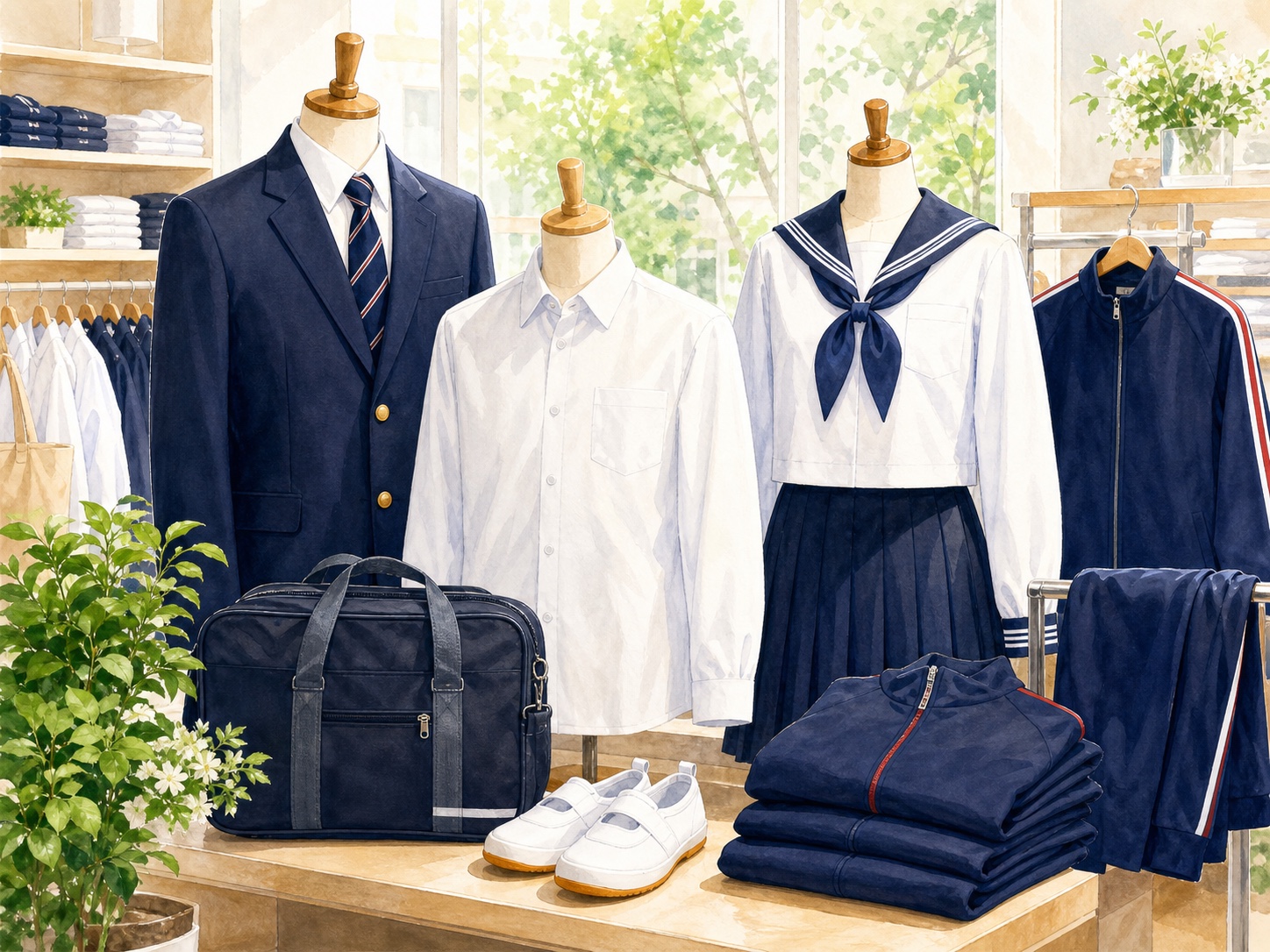 制服・体操服・通学用品の学校指定品